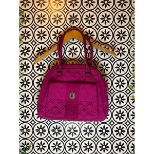 Vera Bradley quilted satchel